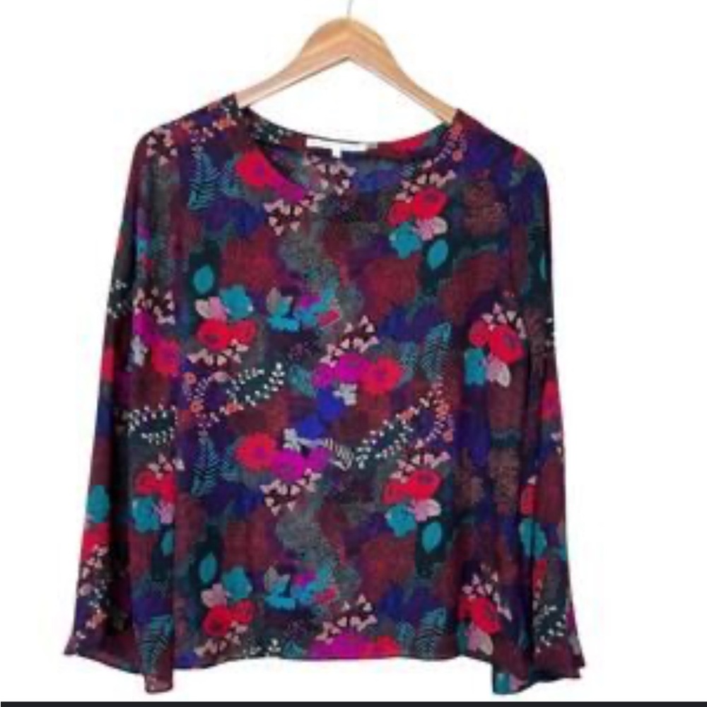 Violet & Claire Multicolor Floral Blouse